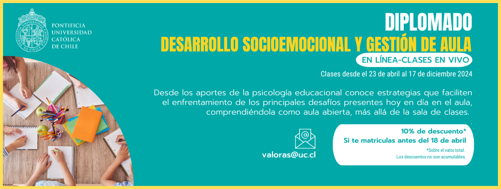 Diplomado online: Desarrollo socioemocional y gestión de aula